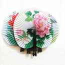 12 - Paper Mini Chinese Oriental Folding Fans - Great Boys Girls Party Loot