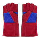 Leather Welding Glove Long Thick Heavy Heat Resistant Gloves For Grill PSK JRD