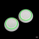 2x 2Pcs Green Luminous Glow in the Dark Joystick Thumbstick Caps for Sony PS4