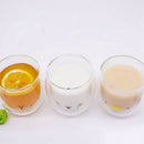 Double-Layer Coffee Cup Glass And Mug Cute Animal Tumbler Handmade Mug Line U6L5