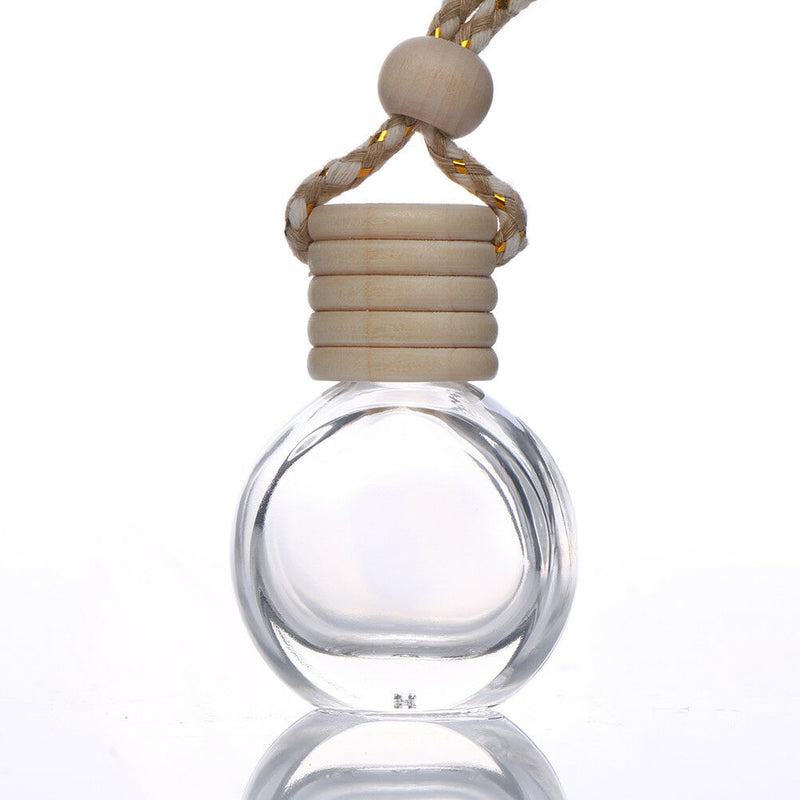 1Pc Car 8ml hanging empty glass perfume bottles pendant car Gw