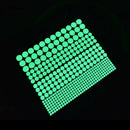 407pcs glow in the dark star wall stickers round dot luminous kids room decor TE