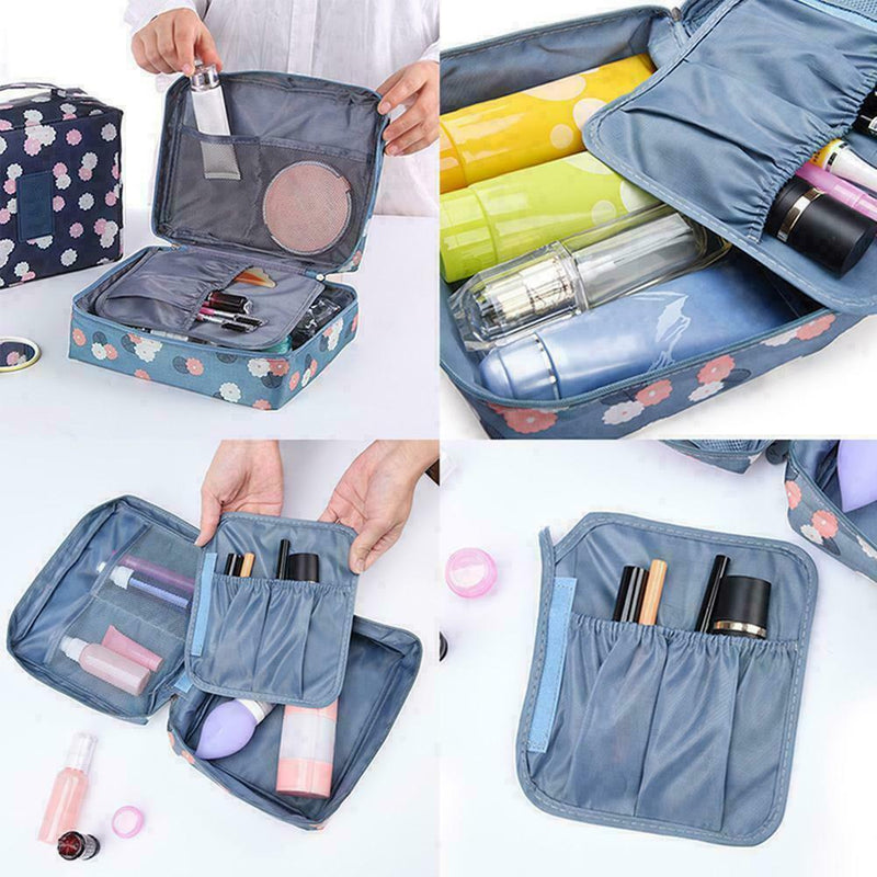 Portable Cosmetic Toiletry Bag Makeup Pouch Waterproof Hanging Organizer Bags Ne
