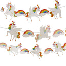Rainbow Letter Banner Party Decor Rainbow Bunting Flag Party Decor Paper With