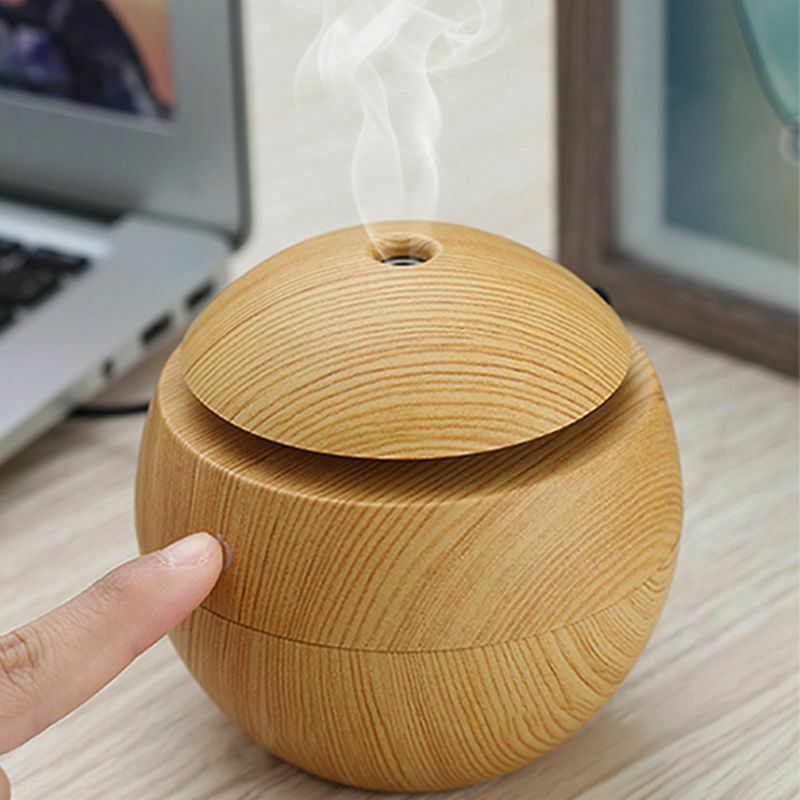 USB Aroma Humidifier ESSential Oil Diffuser Ultrasonic Cool Mist Humidifier G9P9