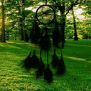 Bead Dream Catcher Black Feather Crafts Handmade Home Hanging Gifts