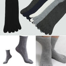 5 Pairs Men Unisex Five Fingers Toe Socks Absorbent Cotton Blend comfortable US