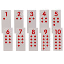 Baby Kids Montessori Mathematics 1-10 Numbers Card Chips Counting Toys Gift