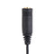 Earphone in Line Volume Control Cable Male to F 3.5mm Stereo Audio Adaptor