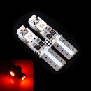 2pcs T5 Car Auto LED smd 3528 Wedge LED Light Bulb Lamp dash board Light red FT