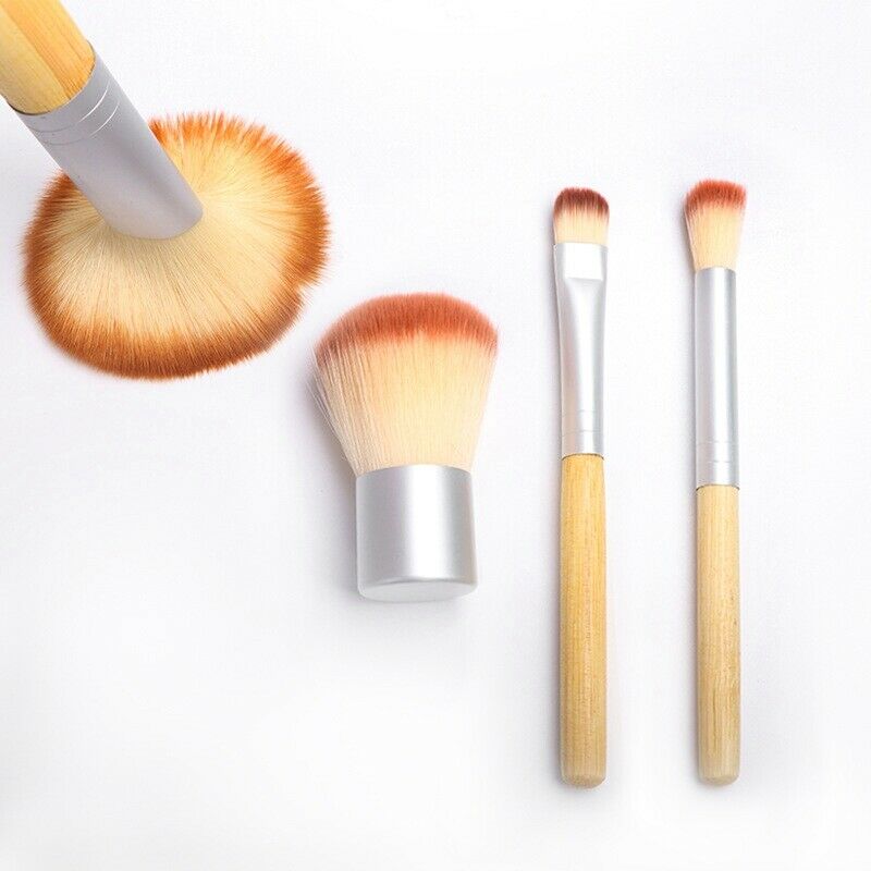 Mixdair 4Pcs Professional Makeup Brushes Set Powder Foundation Eyeshadow Bl Y2A8