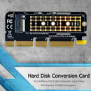 M.2 NVMe SSD to PCI-E X16 Converter Card NGFF M-Key PCI-Express Adapter Cards