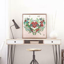 5D DIY Special Shaped Diamond Painting Heart Cross Stitch Mosaic Craft Kits
