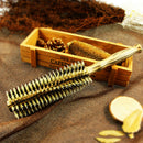 Bristle Hair Curling Brush Wooden Round Comb Hairstyling Magic Curl Brush