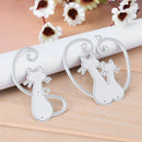 Love Cat Design Metal Cutting Dies For DIY Scrapbooking Album Paper Card Kn
