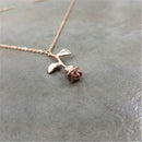 Jewelry women Necklace New Rose Flower Statement Necklace Women Charm Maxi