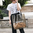 Transparent Women'S Handbag Fashion Bag Transparent Plastic Jelly Bag Beach