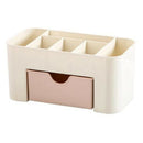 Desktop Cosmetic Storage Box Drawer Makeup Jewelry Organizer Case Pink A