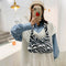 Animal Pattern Shoulder Underarm Bag Women Plush Top-handle Handbag (7)