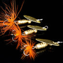 Fast 55g Mackerel Feathers Bass Cod Lure Luresea Fishing Rigs G1T3 F Boat T I7A1