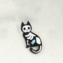 Dog Cats Animal Bone Brooches Creative Badges Jacket Lapel Pins (Style 4)  A