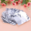 100pcs/bag Nail Art Tool Polish Nail Removal Tinfoil Sheet w/ Cotton inside