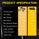 Led Work Light Bar Cable Car Auto Off Road Driving Fog Light Wiring Loom Ha A7A1