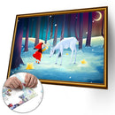 1000pcs DIY Paper Jigsaw Christmas Eve Puzzle Assembling Education Picture