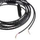 3.5mm DIY Earphone Audio Cable with Mic Headphone Repair Wire For Cell Phone