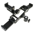 Universal Multi-function Phone Clamp Three-position Rotating Tripod PTZ Base