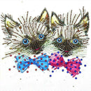 5D DIY Special Shaped Diamond Painting Cats Pattern Embroidery Mosaic Kit Decor