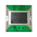 IP68 Solar Power LED Road Driveway Pathway Stair Deck Dock Light Lamp Green