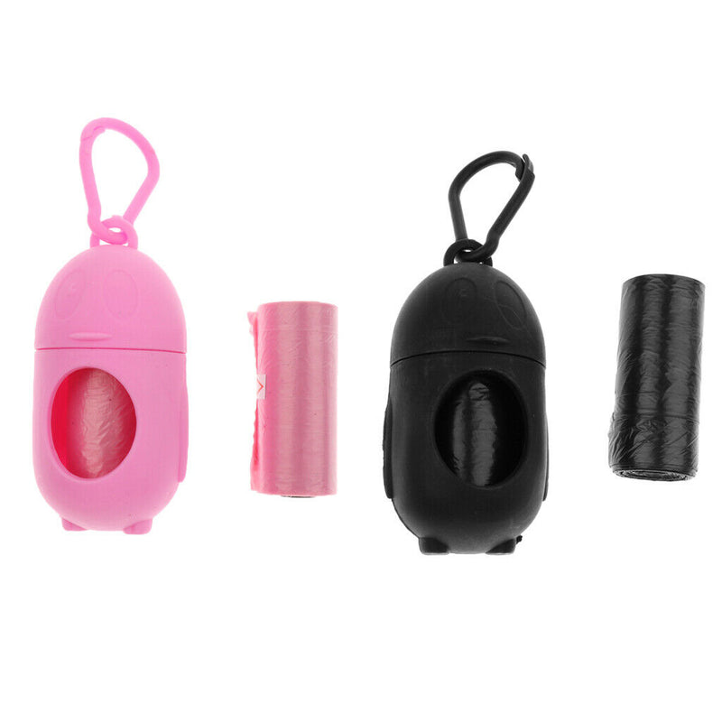 Easy Carry Travel Pet Waste Bag Plastic Dog Poop Bags With Dispenser Clip