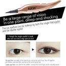 Black Liquid Eyeliner Pen Fast-dry Cosmetics Feather Shape Eye Liner Waterprosp