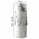 1X(Marble Pattern Portable Makeup Brush Holder Cosmetics Make Up Cup Storag
