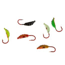 6 Pieces Winter Mini Ice Fishing Lures Lead Jig Head Ice Fishing Hooks 22mm/1.4g