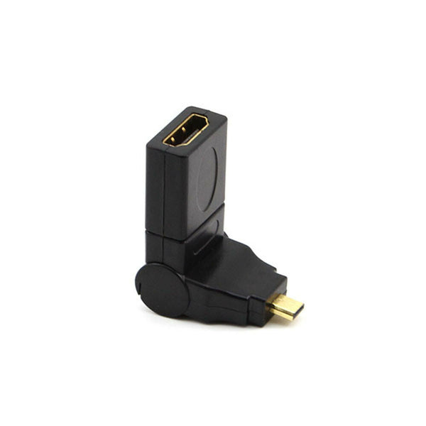 2 direction Rotatable HDMI Male to HDMI Type A Female Adapter for Phone TV