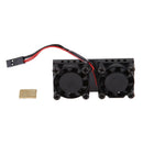 Dual Fan Cooling System Module with Heatsink for Raspberry Pi 3B, 2, 1