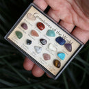 15 PCS/Set Mixed Healing Crystals Tumble Stones Chakra Gemstones Mineral XMAS