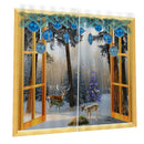 2x Blackout Insulated Window Curtains Pleated Drape Christmas Room Decor 02