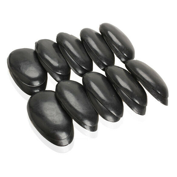 10 Pairs Black Plastic Hairdressing Dye Coloring Ear Cover Shield Protector A