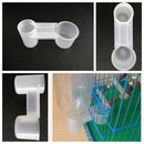 5X Plastic Bird Poultry Dove Pigeon Feeder Water Food Drinker Cup Water-Bottles.