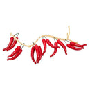Best Artificial Chilli String Hot Peppers Hanging String Home Decor Vegetab R9C9