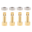 4 Pieces Pure Copper MMCX Connectors Headset Earphone Solder Connector