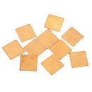 15x15x1.2mm Copper Thermal Pad for CPU GPU Heatsink Radiator Accessory Kit, Set