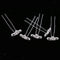 5pcs Wedding Party Delicate Mini Tiara Crystal Crown U-Shaped Hairpins