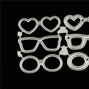 Beach sunglasses Metal Cutting Dies Stencil for DIY Scrapbooking Album Cards %o
