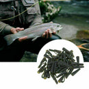 20 Sets Safety Lead Clips Carp With Pins Rubber Tubes Fishing Accessories A U0H6