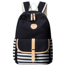 Teens School Bags,Student Canvas Bookbag,Durable Laptop Backpack Fits 16 In