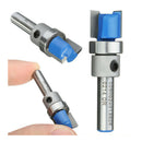 5x Woodworking Bearing Flute Flush Trim Router Cutter Bit 1/4 Straight Shank
